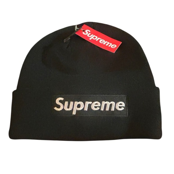 Supreme Other - Supreme New Era Box Logo Beanie Knit Hat Black Brand New